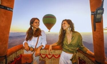 hot air balloon ride in Marrakech