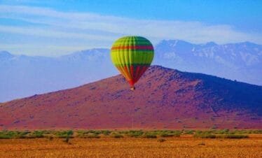 hot air balloon ride in Marrakech