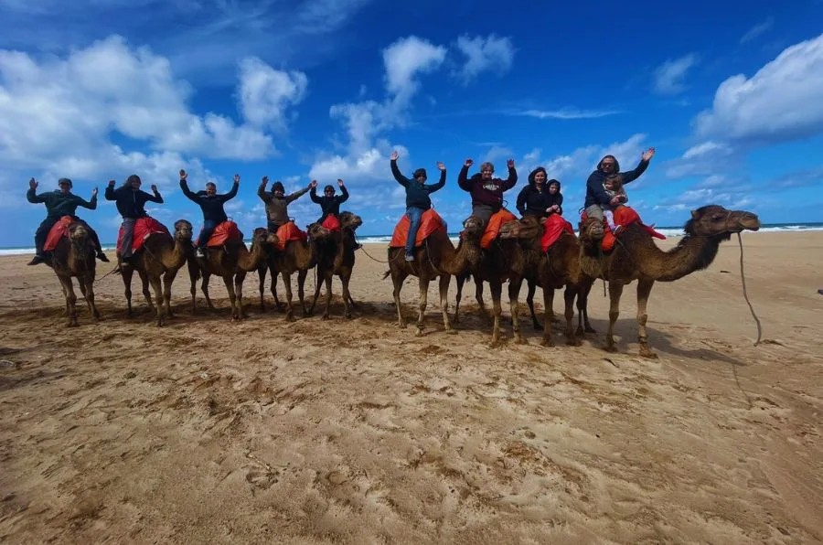 Camel Ride in Tangier