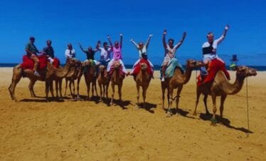 Camel Ride in Tangier