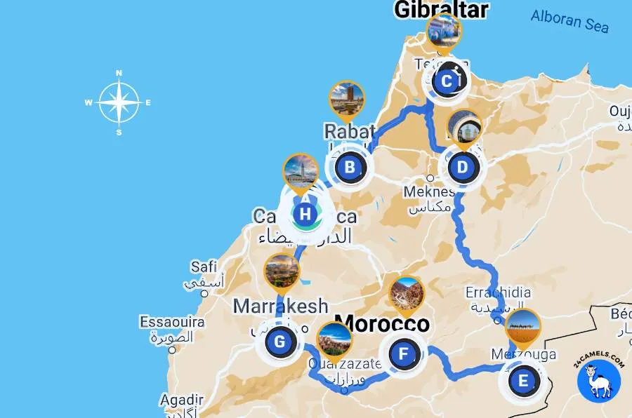 12-Day Morocco Itinerary from Casablanca